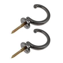 2pcs Zinc Alloy Curtain Holdback Tiebacks Curtain Hooks Holders