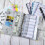(Blue)A6 Flipchart Budget Notebook Leather Pu Handbook 4