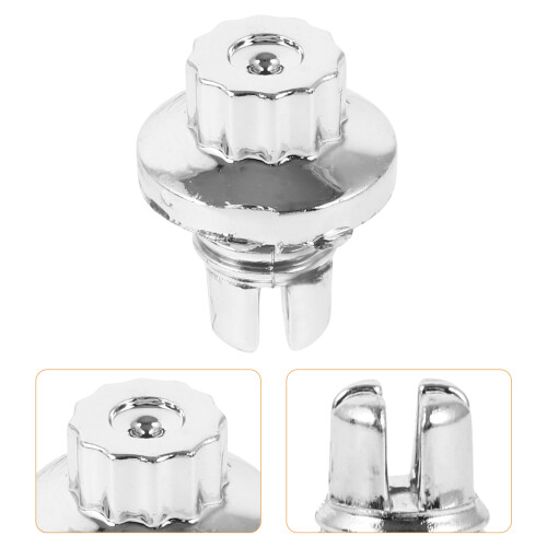 5Pièces Écrous Roue Plastique Argenté Remplacement Auto 2