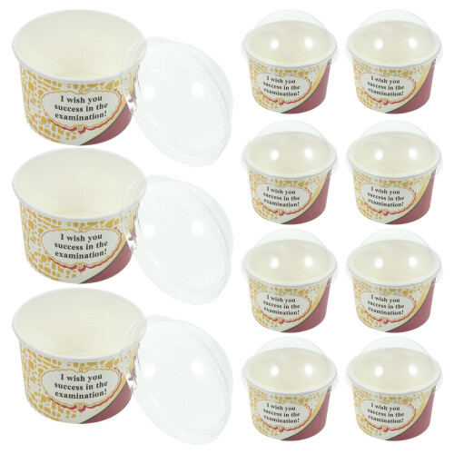 dessert cups set for yogurt pudding ice cream paper