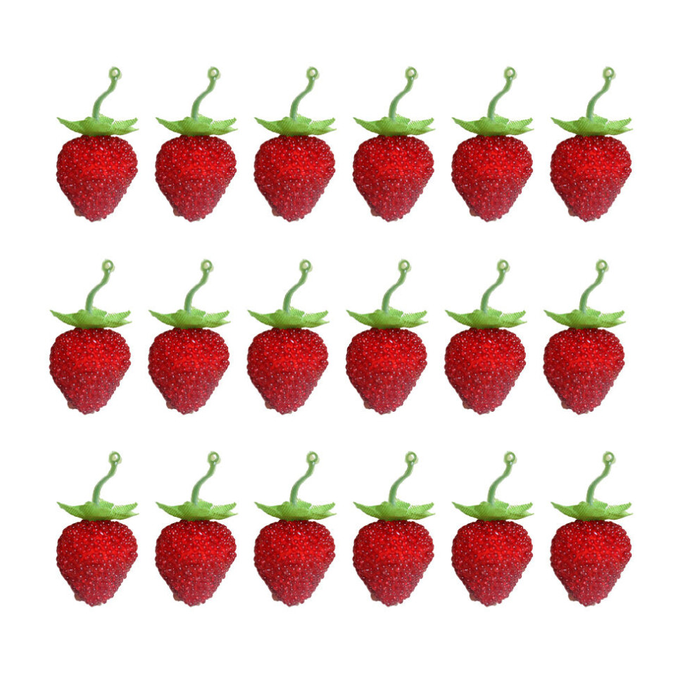 50pcs fruit shaped handmade headdress alloy pineapple diy jewelry red