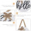 Welcome Sign Composite Material 1pack 18.1x11.8x0.6in 11