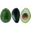 3Pcs Artificial Avocados Models Simulation Fruit Toy for Kids 10