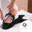 2pcs Women Lace Bow Leg Hoops Bride Circles 5