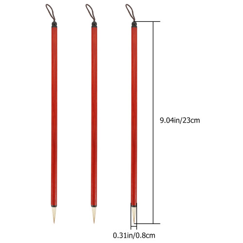3pcs multi-function painting and calligraphy brushes for household use 1