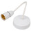 1Set White ABS Copper Pendant Light Fitting for Bedroom Ceiling Light 8