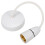1Set White ABS Copper Pendant Light Fitting for Bedroom Ceiling Light 7