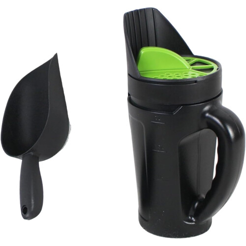 Adjustable Handheld Spreader, Portable Hand-Powered Seeding Tool For Gardens And Lawns, Variable Rate Spreader For Grass Seed 2