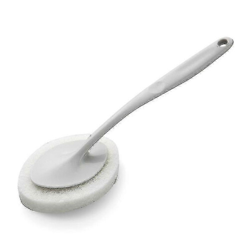Kitchen Bathroom Wash Brush Long Handle Brush Magic Sponge Diy Cleaning Spongegray