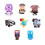 (Style 7)Minecraft Legends Plush Toy Cute Doll Holiday Gift 4