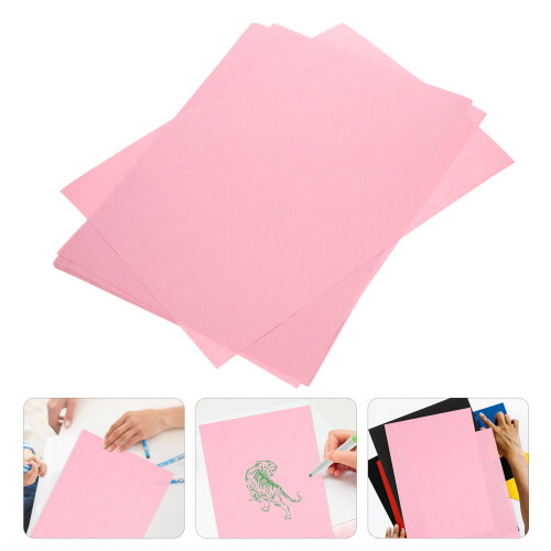 100Feuilles Épais A4 Rose Pour Impression Et Créatifs 1