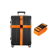 (Orange, Please Refer To The Pictures for Dimensions) Unisex Minimalist Casual Plain Durable Luggage Strap for Suitcase, Protect Suitcase with Adjustable Strap Luggage Strap