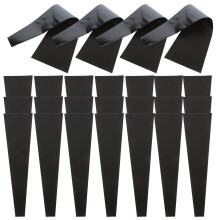 50 Pcs Transparent Flower Wrapping Bags For Bouquets And Gifts
