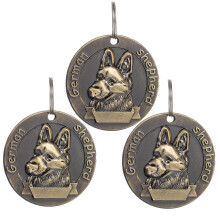 3-teiliges Retro-Set für -Marke, Zubehör für Schäferhund