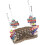 1Set Decoratieve Gras Vogel Schommel Parkiet En 5