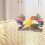 1Set Decoratieve Gras Vogel Schommel Parkiet En 3