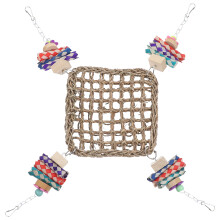 1Set Decoratieve Gras Vogel Schommel Parkiet En