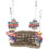 1Set Decoratieve Gras Vogel Schommel Parkiet En 11