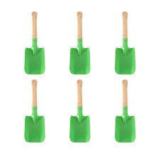 6pcs mini potted plants for household gardening, green