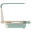 kitchen sink storage rack draining basket for home use green 6