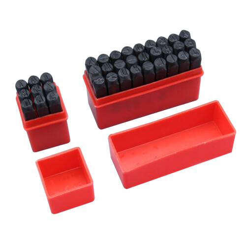 36 Pcs 3mm Steel Alphanumeric Letter Number Punch Stamp Set 1