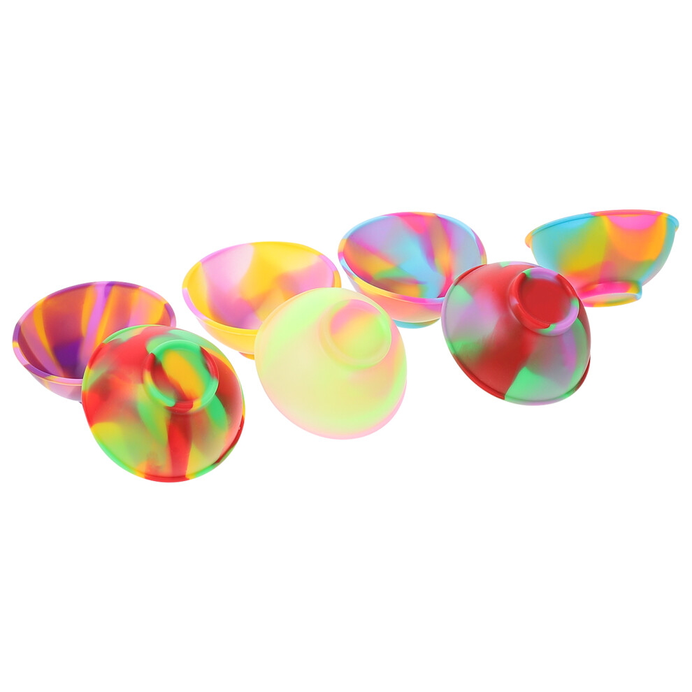 Artibetter 7Pcs Colorful Silicone Baby Bowls For Toddlers Dietary Use