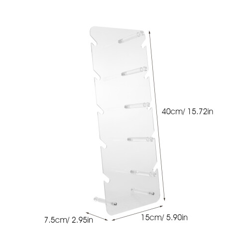 acrylic multi-layer glasses display stand for storage 1