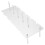 acrylic multi-layer glasses display stand for storage 6