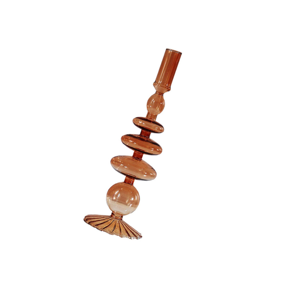 (Brown, 27x8CM 106x3 Inch) Glass Candle Holders Wedding Centerpieces Home Decoration Table 11CM-image-OPC-PKRGN9W-NEW