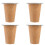 4Sets Holz Möbelfüße Mit Eisplatten, Eleganter , Für Möbelersatz 1