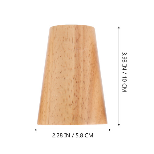 4Sets Holz Möbelfüße Mit Eisplatten, Eleganter , Für Möbelersatz 2