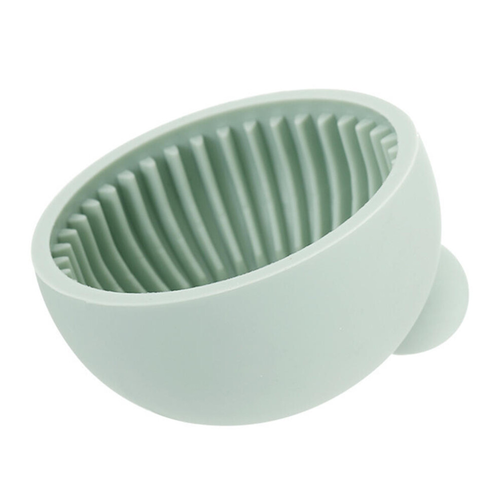Iplusmile Silicone Makeup Brush Cleaning Pad With Rinsing Bowl, Random Color