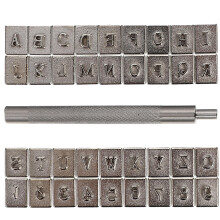 number letter steel seal set for diy crafting stamping