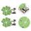 2pcs portable golf ball markers and hat clips golfing accessory 11