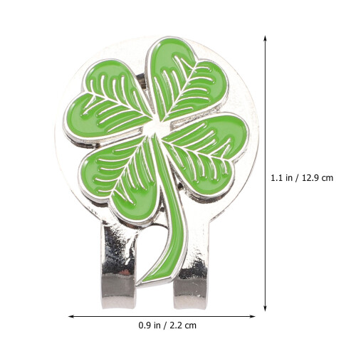 2pcs portable golf ball markers and hat clips golfing accessory 1