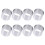 8pcs metal round cake mold ring for cookies, biscuits, mousse 9