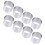 8pcs metal round cake mold ring for cookies, biscuits, mousse 10