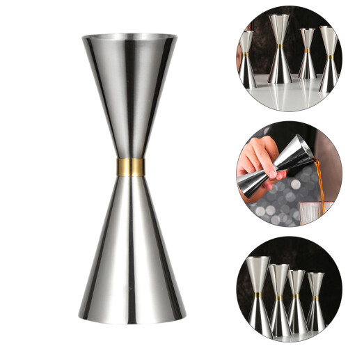 1pc 304 stainless steel cocktail measuring jigger bar tool 2