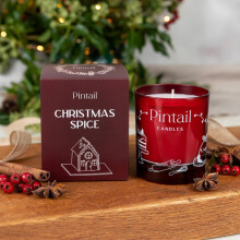 Pintail Candles Glass Tumbler - Christmas Spice