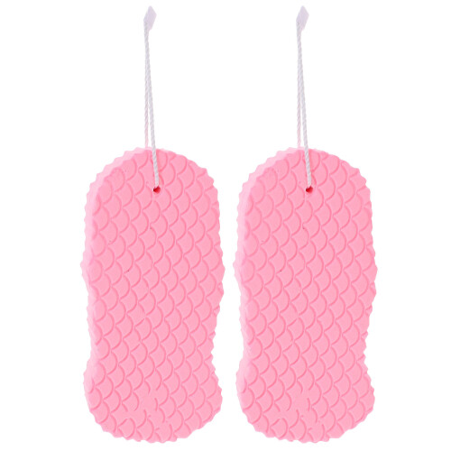 2pcs pva sponges back scrubbers for baby bathing