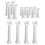 16pcs roman column cake stands with stacking rods and pillars 10