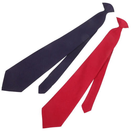 2 stropdassen met clip , formele zakelijke accessoires