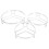 3pcs Stainless Steel Steaming Rack for Kitchen Pot Trivet 1