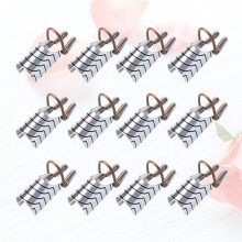 15pcs aluminum nail mold tips reusable gel nail art forms silver