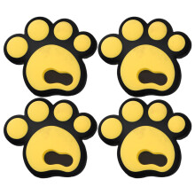 4pcs anti-slip ski decals for snowboards, animal pads
