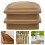 2 pcs vinyl pvc fence post caps for deck or corridor posts 10