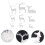 1 set deer resin fillers diy animal models assorted style 4
