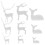 1 set deer resin fillers diy animal models assorted style 3
