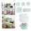 7pcs butterflies pattern keyboard and screen dust covers protector 4