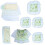 7pcs butterflies pattern keyboard and screen dust covers protector 8